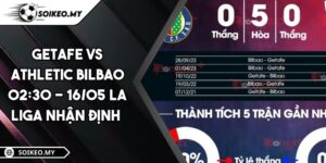 Getafe VS Athletic Bilbao 02:30 - 16/05 La Liga Nhận Định